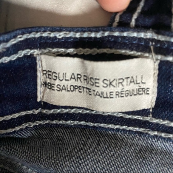 Jeaniologie Denim Overalls Jumper Dress Size 8 Adjustable Cutegoth Kidcore Y2K - Picture 4 of 13